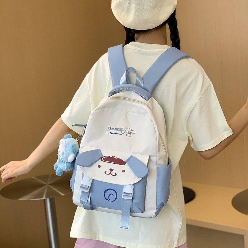 Cross-border teenage girls, niche junior and senior high school girls, cute and large-capacity student backpacks, backpacks for spine protection and travel Specification drawing