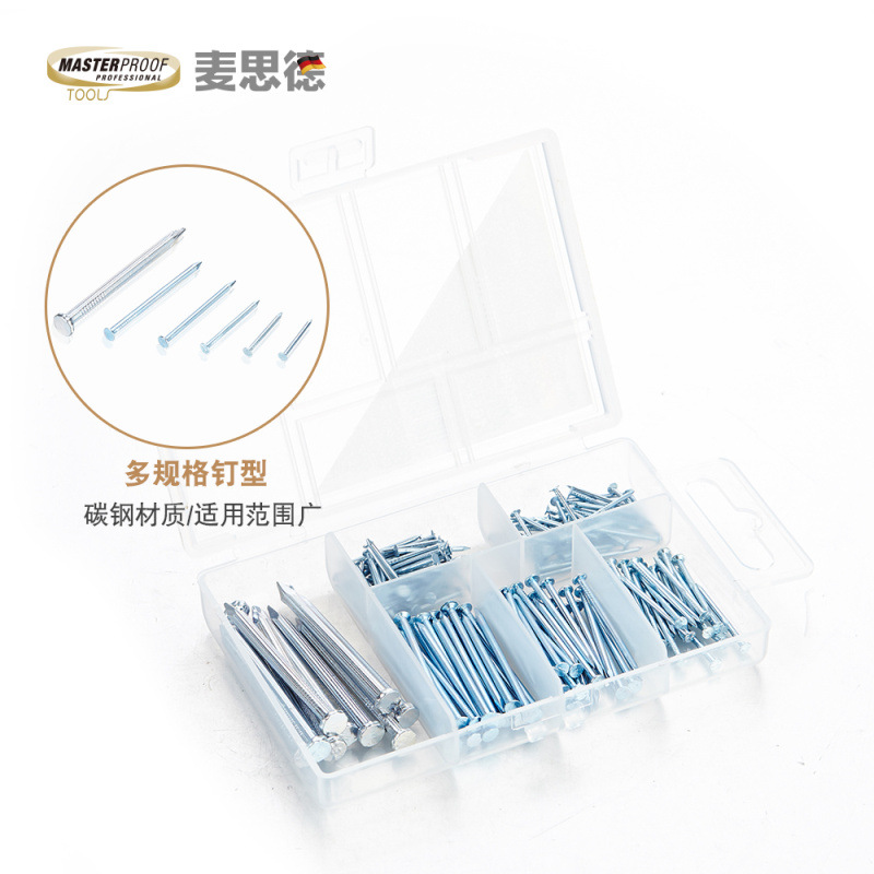 German (MASTERPROOF) steel nails, cement nails, floor nails, iron nails, hanging paintings, round nails, foreign nails, wall nails, painting nails full figure