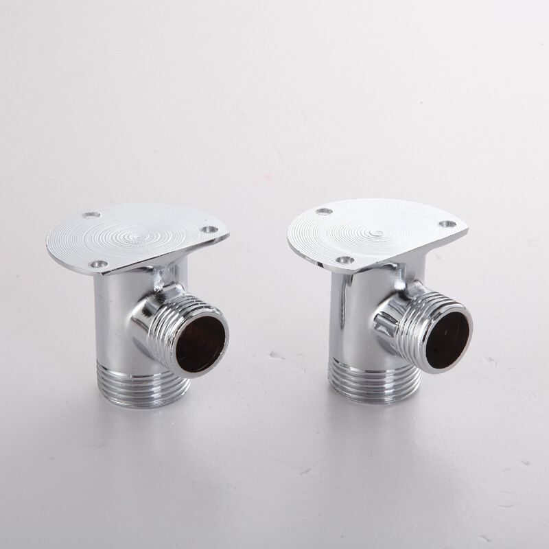 Copper shower head, copper joint, exposed pipe, 4-inch to 6-inch joint, exposed base, concealed to exposed faucet accessories Specification drawing
