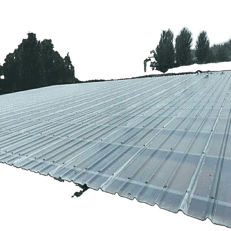 FRP polycarbonate sheet, skylight tile, transparent tile, bright tile, resin fiberglass tile, canopy, balcony, rainproof patio, Dehe Item Picture