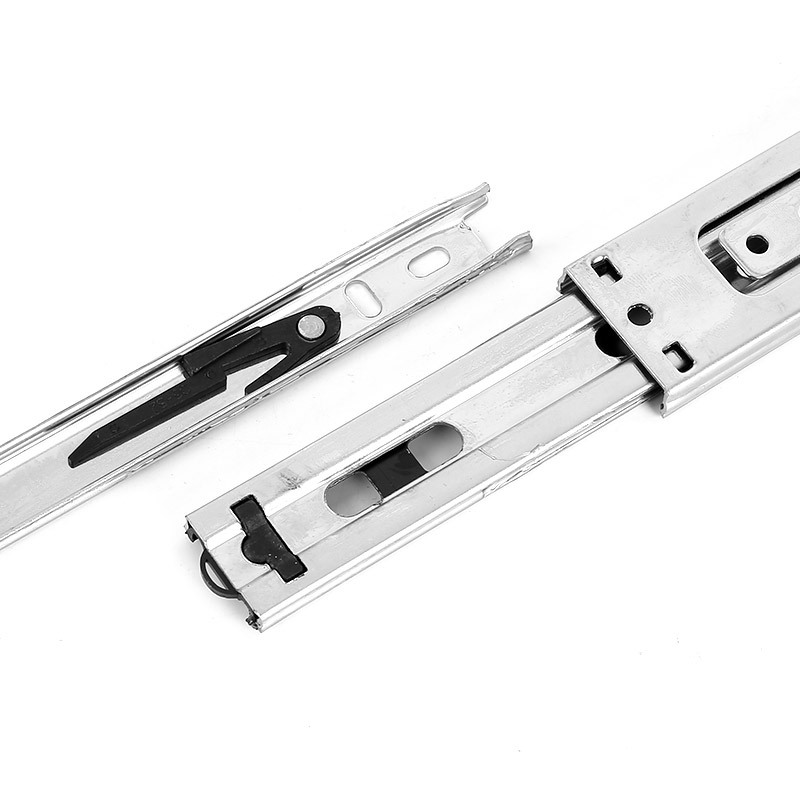 The manufacturer sells 5-inch, 6-inch, 8-inch #35 wide and short size guide rails, 30-inch silent three-section rails, drawer slide rails and hardware Application Scenario
