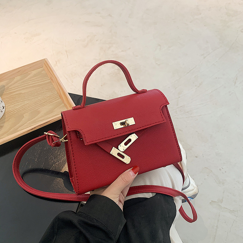 New autumn and winter mini crossbody bags for women in 2020: Trendy and versatile mini crossbody bags, popular hand-held Kelly bags Specification drawing