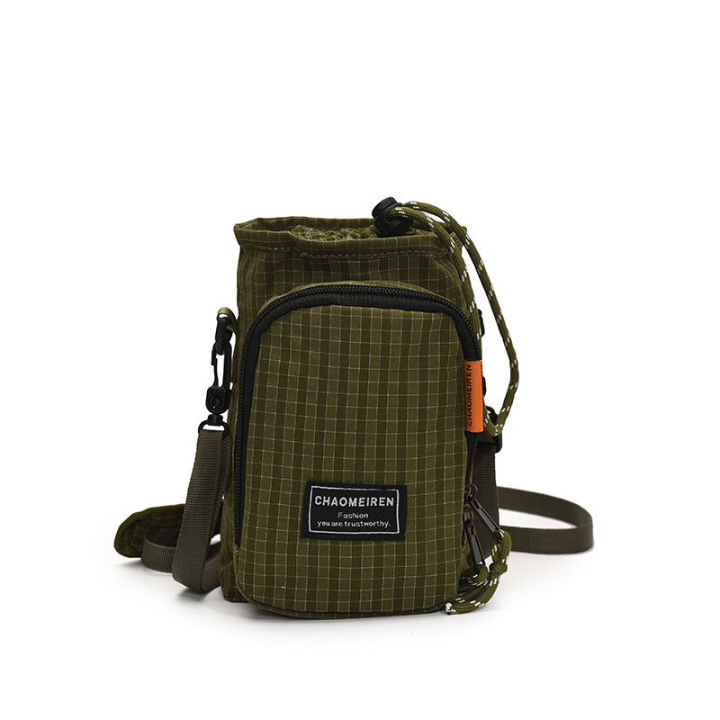 Cross-border nylon fabric small square bag 2025 new style lightweight crossbody bag, casual and versatile sports single-shoulder bag, mobile phone bag Item Picture