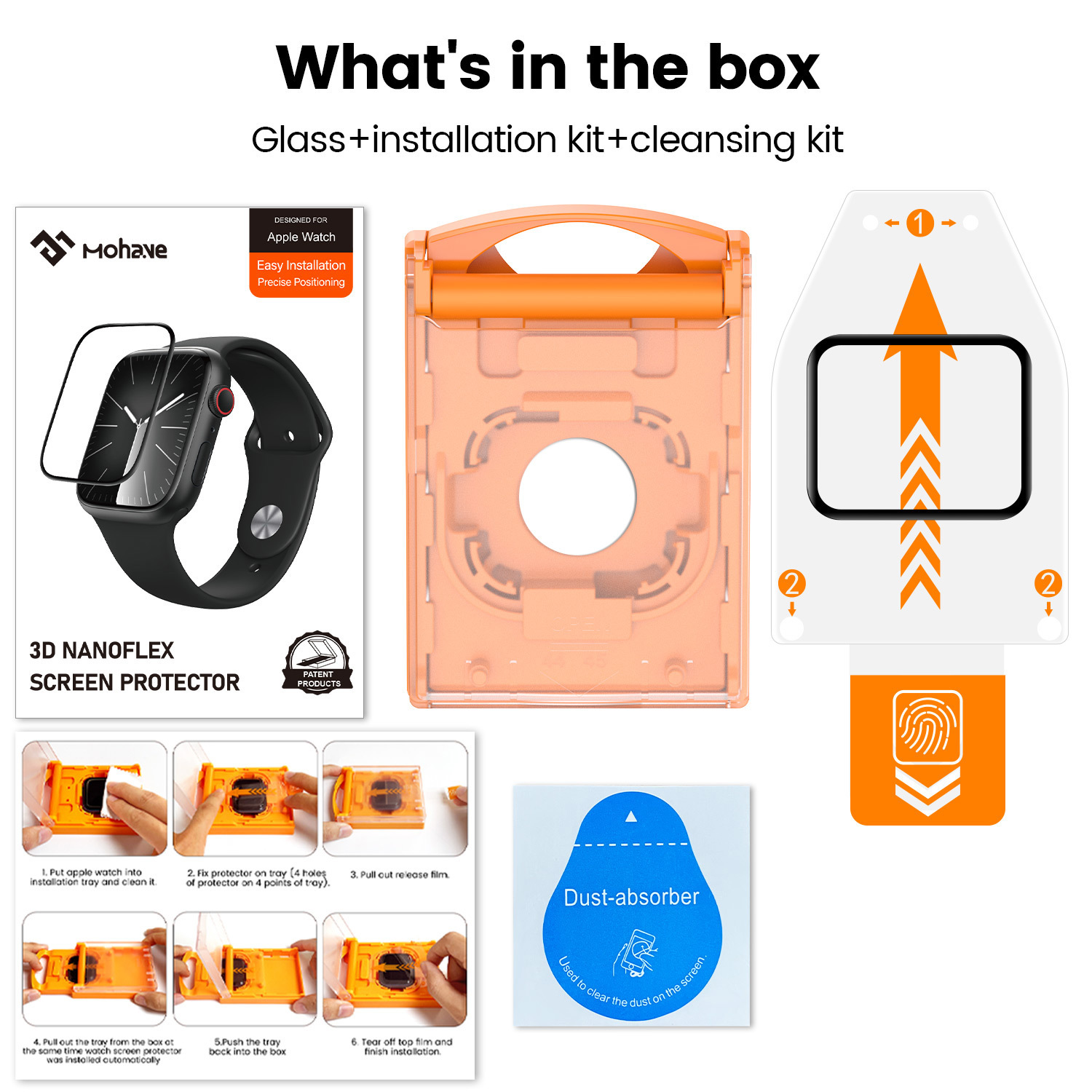 Applewatch Dust-free chamber S10/S9 Dust-free chamber S8/S7/6 Film application wonder Specification drawing