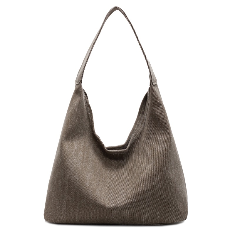 Fashionable underarm bag for women 2025 Summer new Korean-style simple and casual denim bag for work and commuting single-shoulder bag Item Picture