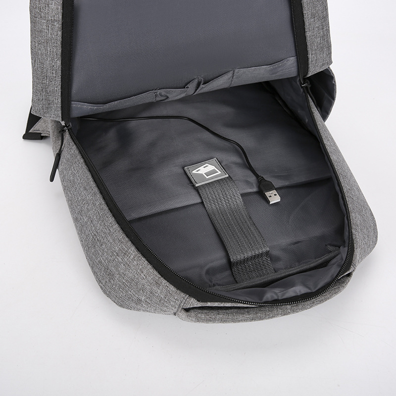 Gift casual business computer backpack for men and women, Oxford fabric solid color simple shoulder backpack, can be printed with LOGO Application Scenario