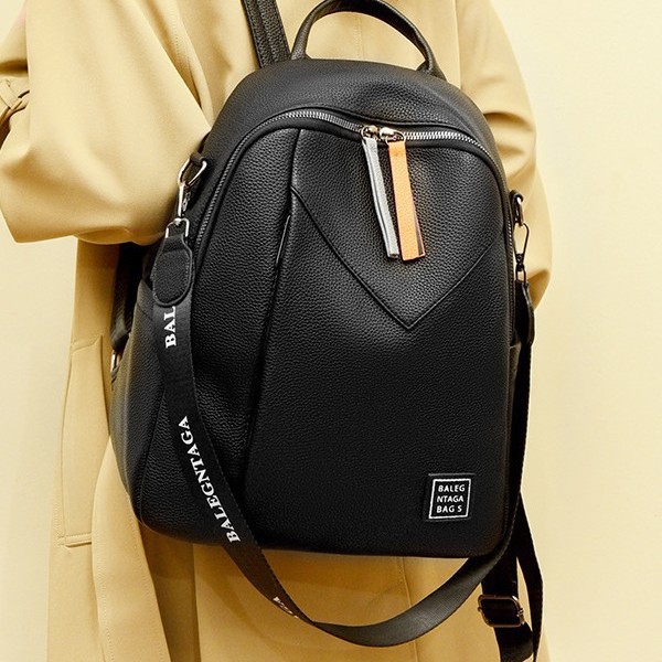 A new type of women's casual backpack with a large capacity, multiple functions and a niche design for commuting details Picture