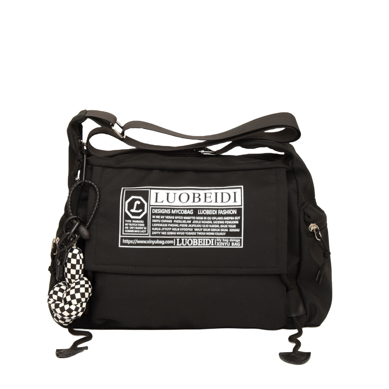 Crossbody bag for female college students, Japanese-style messenger bag on Instagram, trendy backpack, casual large-capacity fashionable women's single-shoulder backpack Item Picture