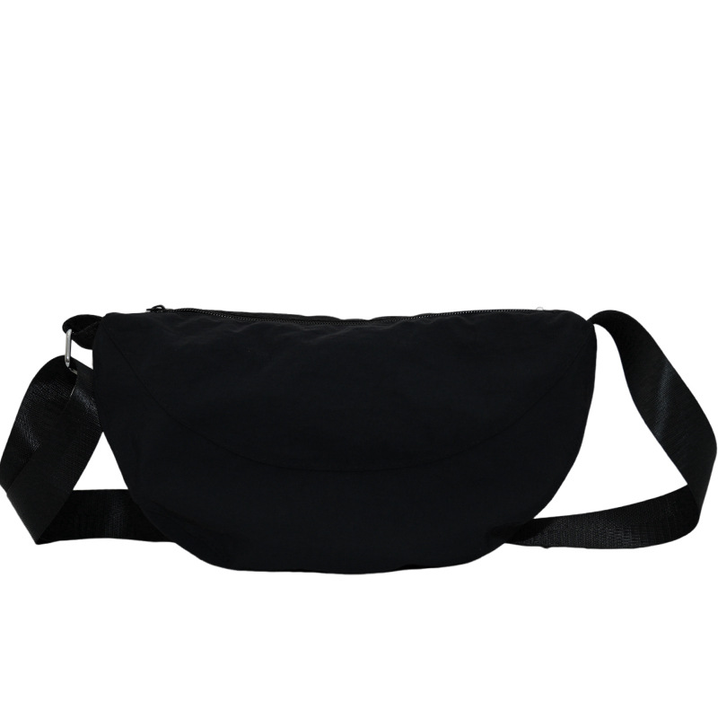 Candy-colored dumpling bag for girls, fresh and cute country style, soft girl student single-shoulder bag, casual solid color crescent bag, crossbody bag Item Picture