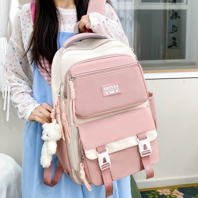 In 2025, a large-capacity popular backpack for both men and women, a lightweight, large-capacity backpack with high appearance standards for college students details Picture