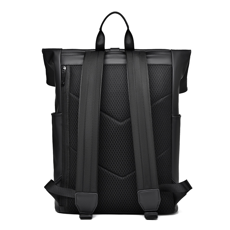 Geometric diamond-shaped men's backpack, fashionable, large-capacity, high-end student schoolbag, personalized reflective computer bag Specification drawing