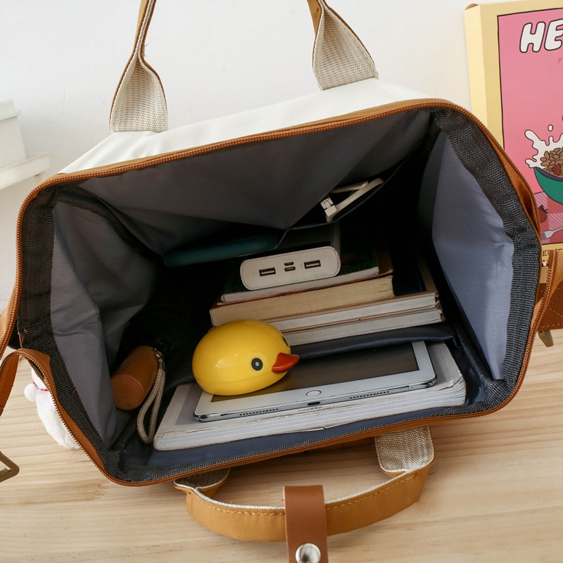 A high-appearance-level four-piece Japanese student schoolbag, fashionable and stylish, large-capacity backpack, a fresh and cute backpack trend for girls Application Scenario