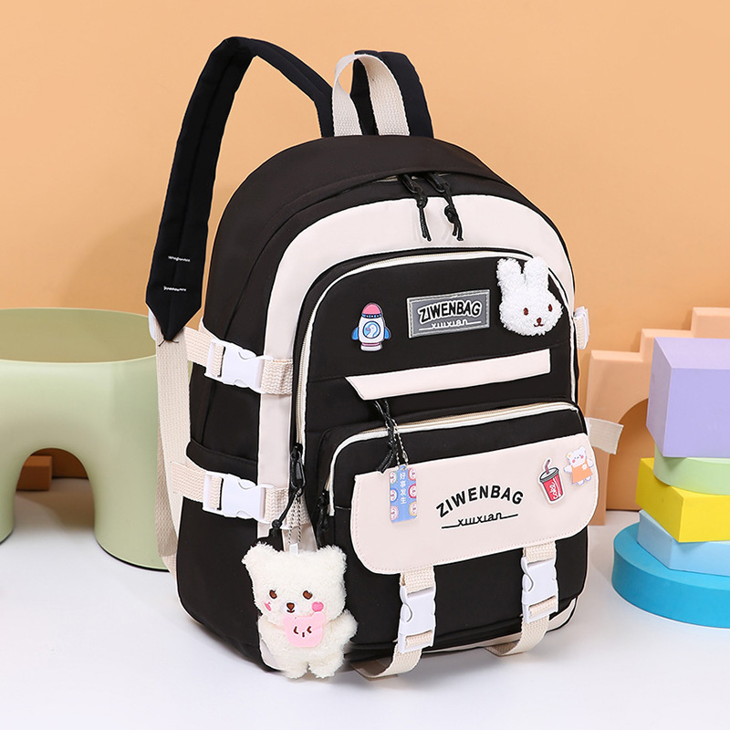 Children's schoolbag ins for primary school students, grades 12, 36, and junior high school students, cute shoulder support, spine reduction, and lightweight backpack Specification drawing