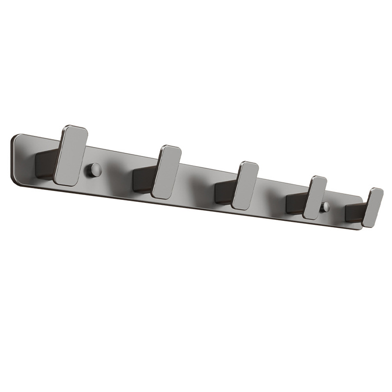 No need for drilling. Coat hook, back of the entrance door, coat hook, wall entrance, foyer, clothes hanger, wall-mounted on the wall Item Picture