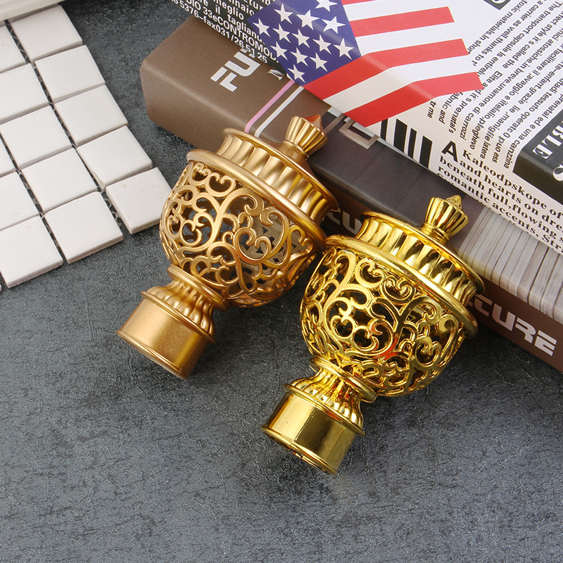 Kona Xin's original factory offers curtain heads, European-style curtain rod accessories, plug heads, creative Roman rod accessories, and decorative heads Application Scenario
