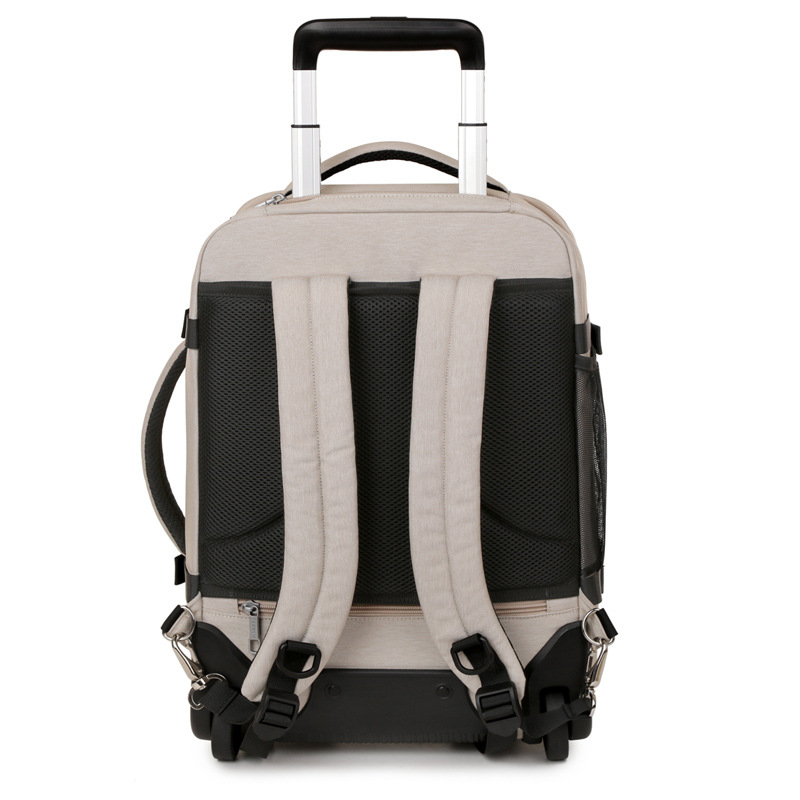 Pull-handle backpack, large-capacity short-distance travel backpack, hidden shoulder strap, multi-functional business commuting and business trip backpack Application Scenario