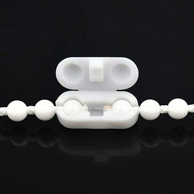 Cross-border retail curtain accessories 4.5*6mm roller blinds, Venetian blinds, vertical bead chain connectors Application Scenario