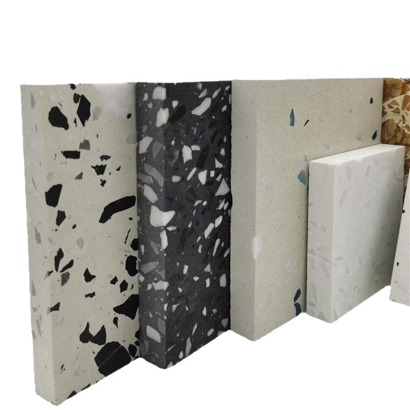Glacier Blue artificial inorganic terrazzo manufacturer offers a variety of terrazzo countertop and anti-slip floor tiles, which can be customized for shopping malls Item Picture
