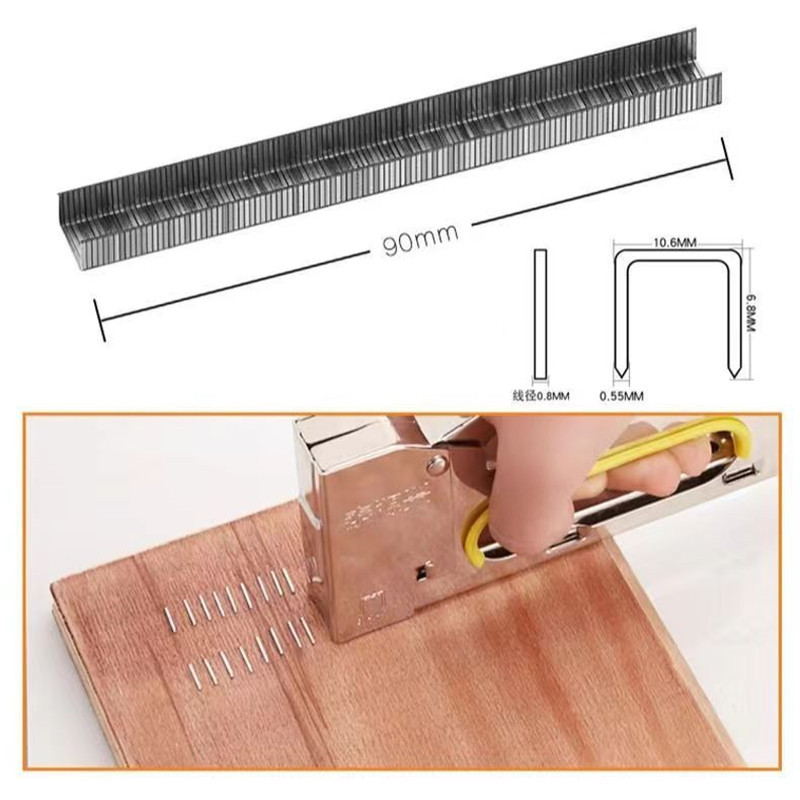 Wholesale of Tuodao brand nail gun accessories, U-shaped nails, manual nail coding guns, commonly used nails, 1008F nails, and coding nails from the manufacturer Application Scenario