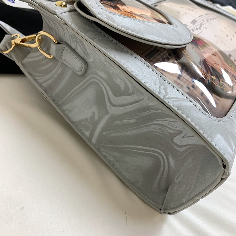 Large-capacity women's autumn and winter 2024 new style versatile crossbody badge pain bag, high-end hand-held commuter tote bag Specification drawing