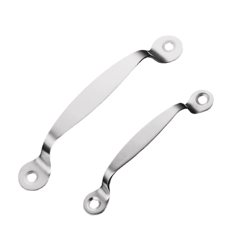 Thickened stainless steel round head handle, exposed solid handle, wooden door handrail, drawer, cabinet, cutting board handle Item Picture