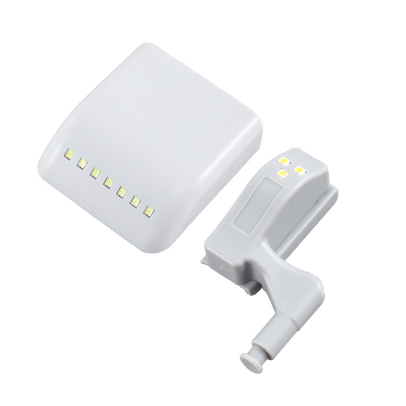 Cabinet LDE hinge light, wardrobe door self-adhesive cabinet light, lighting lamp, auxiliary light, intelligent sensor light, hinge accessories Item Picture