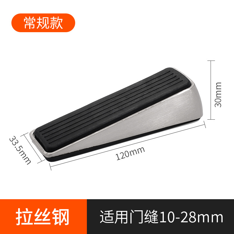 Stainless steel anti-collision door stopper, windproof mobile anti-collision door plug, door top heightening hotel top stopper Application Scenario