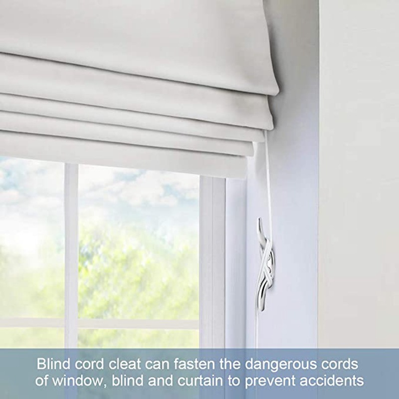 Cross-border retail metal hook blinds, vertical blinds, roller blinds, positioning hooks, Roman blinds, curtain rope winders Specification drawing