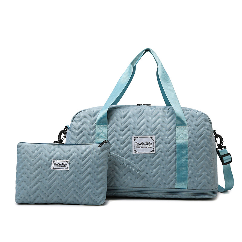 Large-capacity expandable travel mother and child bag, hand-held short-distance storage bag, stretchable handle maternity bag, sports and fitness bag Item Picture