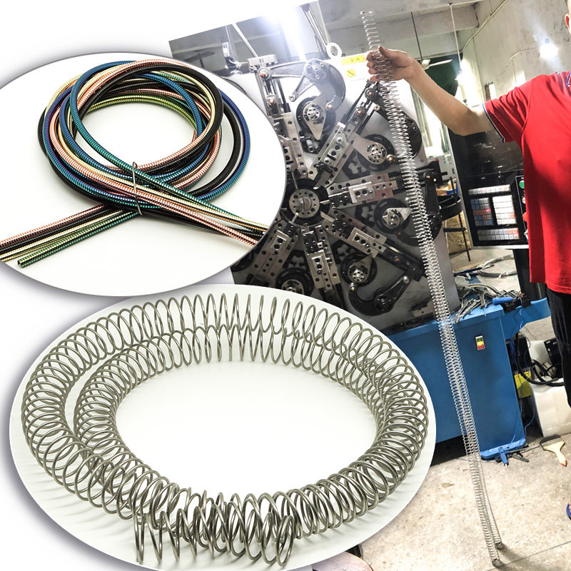 Factory direct supply of long tension spring tree brand wire bending pipe, wire protection pipe, universal positioning long tension spring details Picture