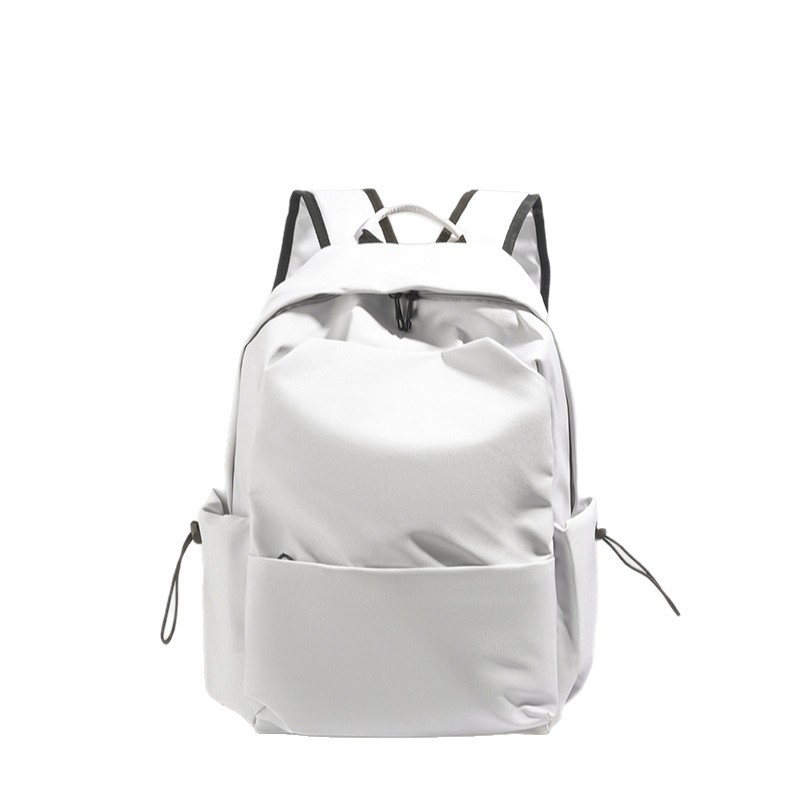Large-capacity solid-color niche backpacks, women's schoolbags, men's backpacks, women's lightweight travel and mountaineering bags, computer bags Item Picture