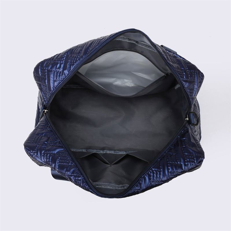Independent shoe warehouse, high appearance level travel bag wholesale, large capacity Oxford fabric sports and fitness bag, short business trip handbag Specification drawing