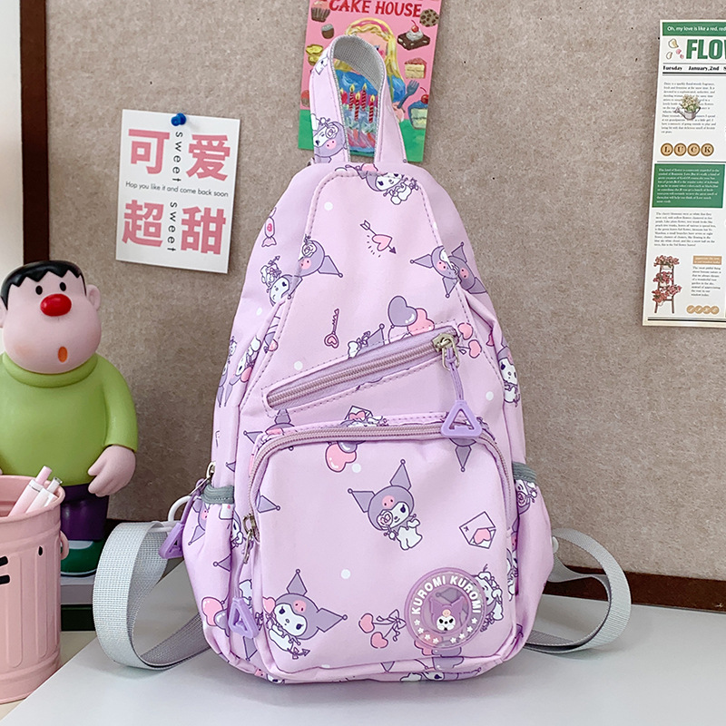 Crossbody bag, large children's sports small backpack, children's bag, boys' cross-body bag for traveling, primary school students' outing chest bag Specification drawing