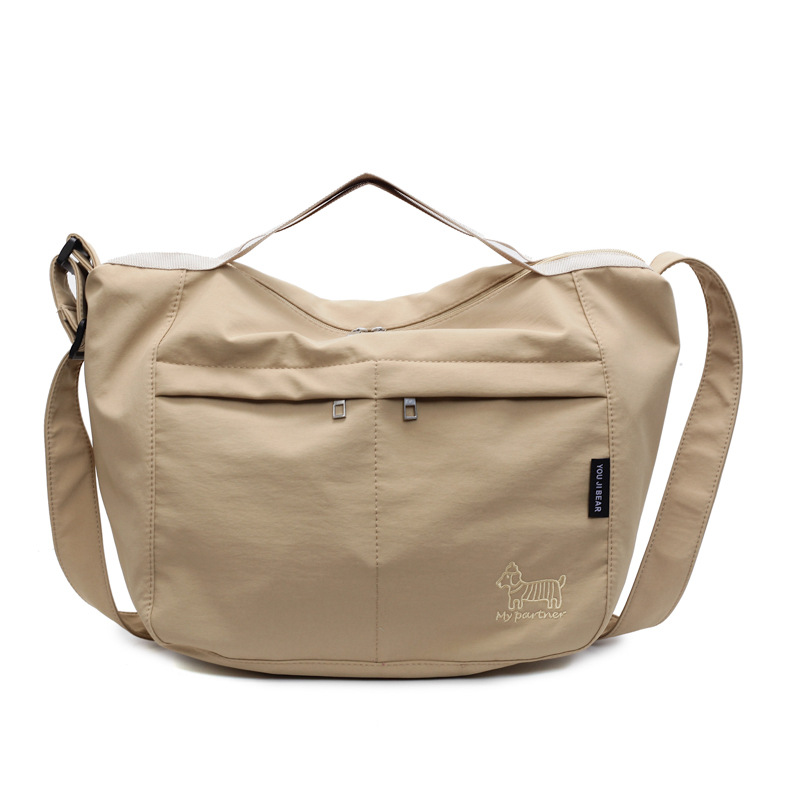Tote Bag Women 2025 New retro Japanese-style single-shoulder canvas large-capacity casual bag, single-shoulder crossbody bag Item Picture