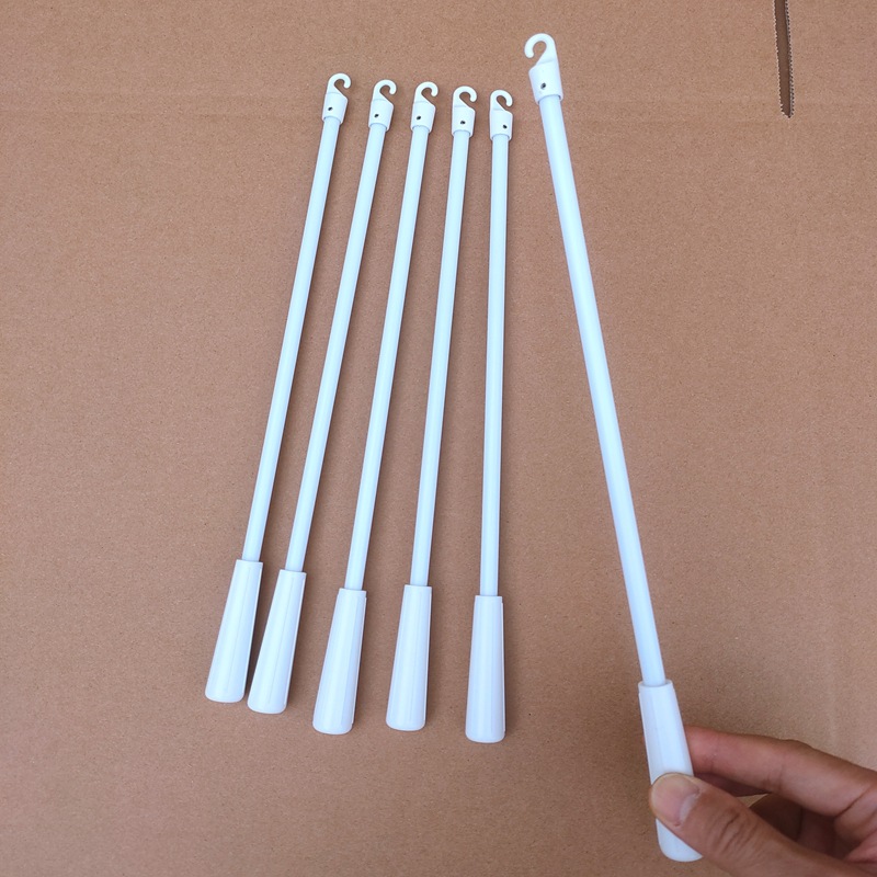 Cross-border 17-inch (43CM) fiberglass rotating louver rod, pull rod, dimming rod with hook handle full figure