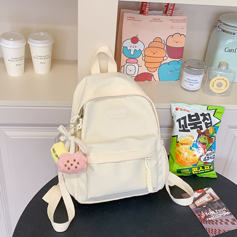 New backpack for girls, primary school students, spring outing travel bag, junior high school student backpack, high appearance level, travel and study tour bag details Picture