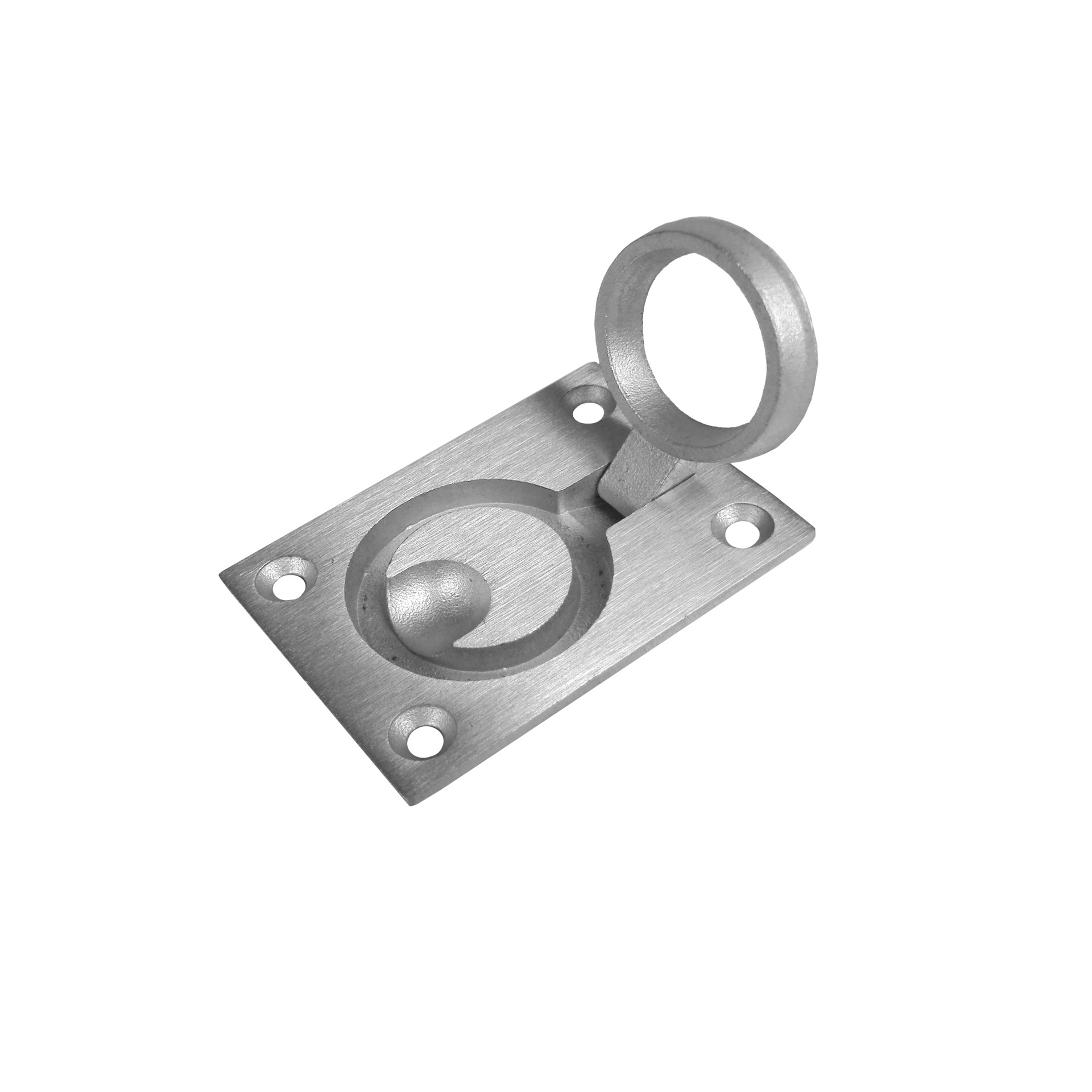 Stainless steel precision cast pull rings, yacht hardware pull rings, Marine and vehicle floor clamps, deck cover clamps, cabin lid handles Application Scenario
