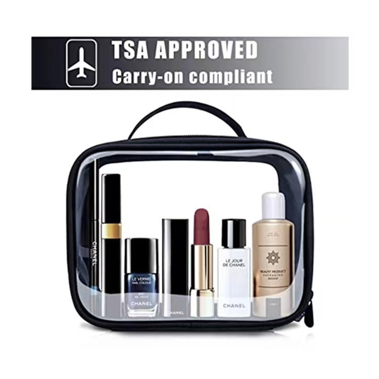 Wholesale PVC toiletry bags from Amazon factory, storage and organization, travel cosmetic bags available, portable Application Scenario