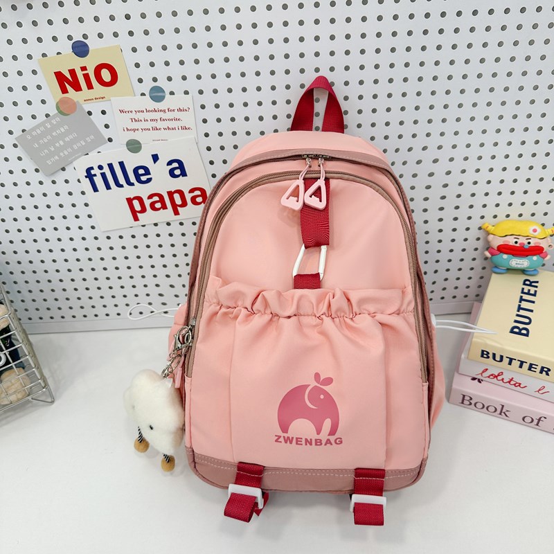 New children's trendy bags, study tour backpacks, boys' and girls' travel bags, lightweight primary school backpacks and schoolbags Specification drawing
