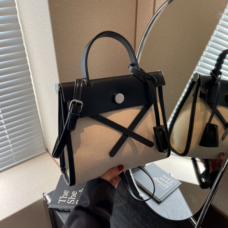 High-capacity commuter women's bag 2024 new style, trendy and casual single-shoulder crossbody bag, high-quality hand-held Kelly bag Specification drawing
