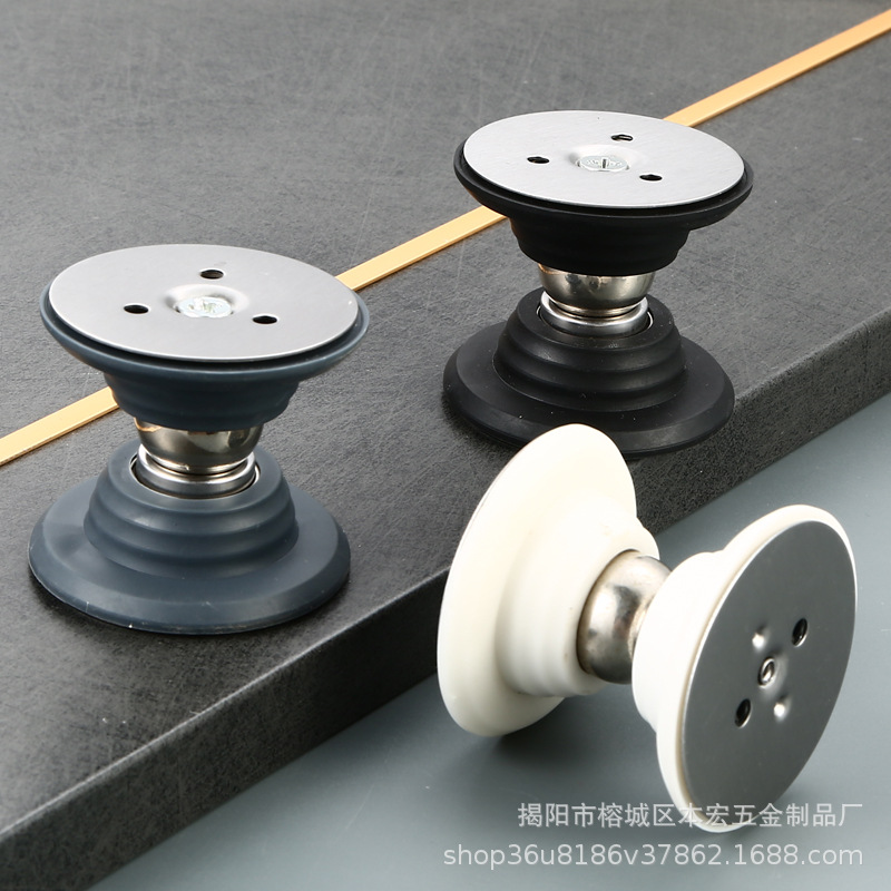 Ultra-short door stop, no need for drilling, strong magnetic anti-collision mini door stop, hotel bedroom wooden door stop, 5 cm windproof Application Scenario