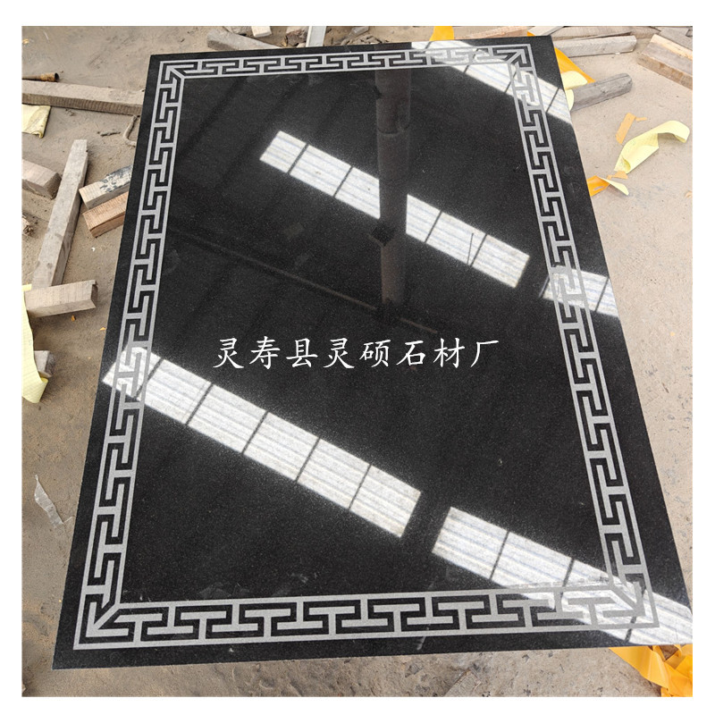 Wholesale of Shanxi black tombstones, Shanxi black stone combination tombstones, Chinese black cemetery stone-carved tombstones and cemeteries Application Scenario