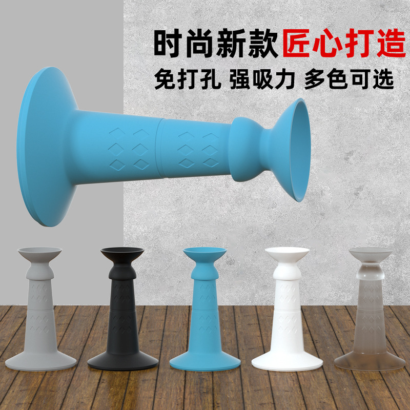 Silicone door stopper anti-collision pad, no need for drilling, door suction, rubber door plug for household door, wall door suction, silent door stop, a magic tool full figure