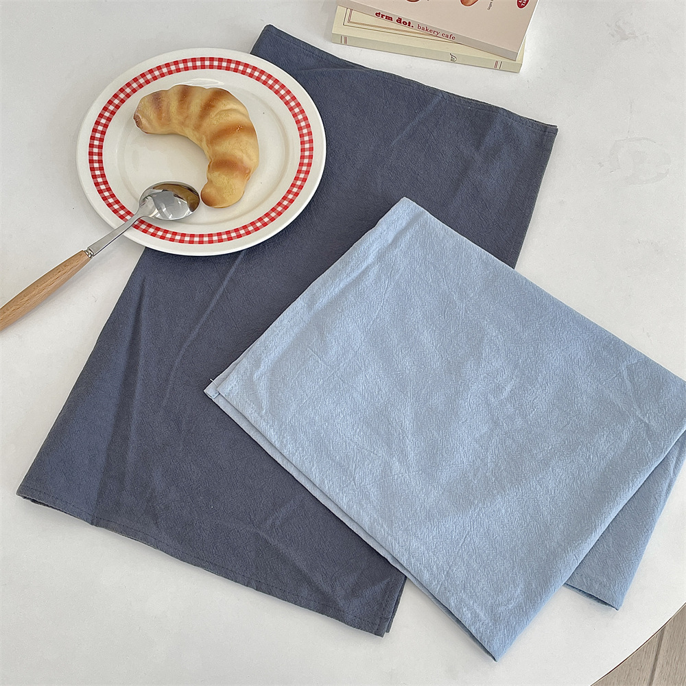bj250210 solid color placemats, heat-insulating and heat-resistant, high-end tableware MATS, bowl MATS, Western plate MATS, table MATS and coasters full figure