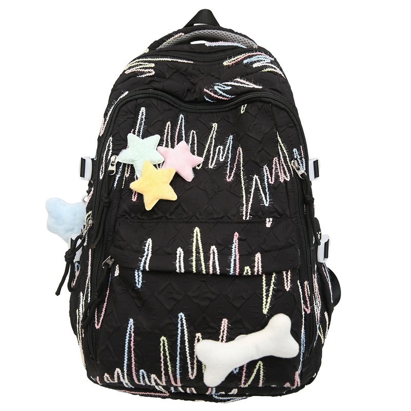 Schoolbag for junior high school girls, high appearance level, ins style, high school and primary school students, large capacity backpack for grades three to six Item Picture