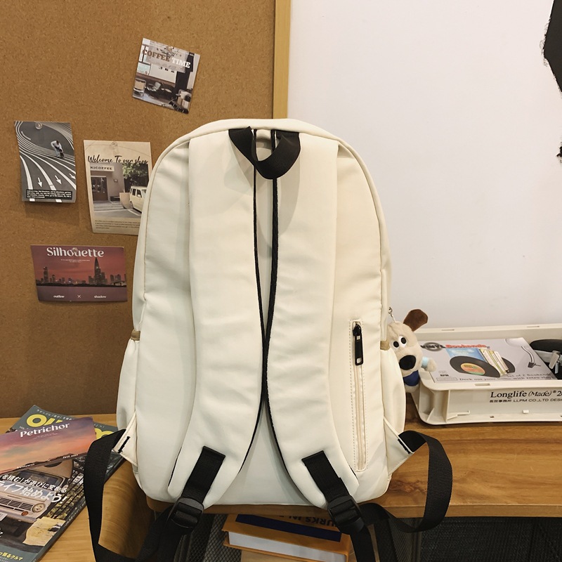 The trend of Japanese-style retro high school and junior high school schoolbags for girls, Korean-style girl backpacks for boys, and large-capacity travel backpacks for boys Specification drawing