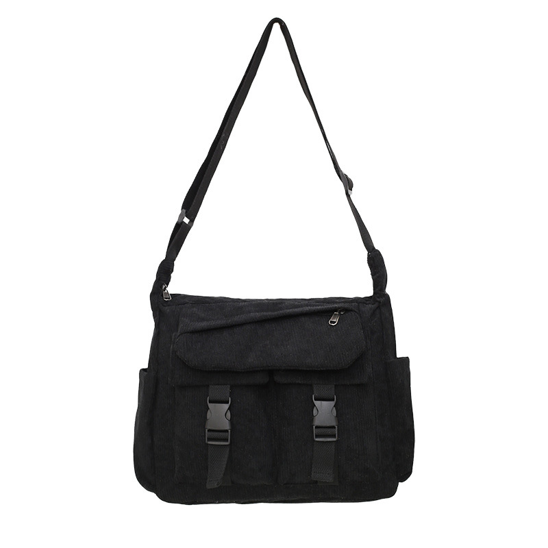 Autumn and winter Japanese-style Harajuku workwear crossbody bag with a unique design sense for women, commuter messenger bag, and versatile couple single-shoulder bag Item Picture