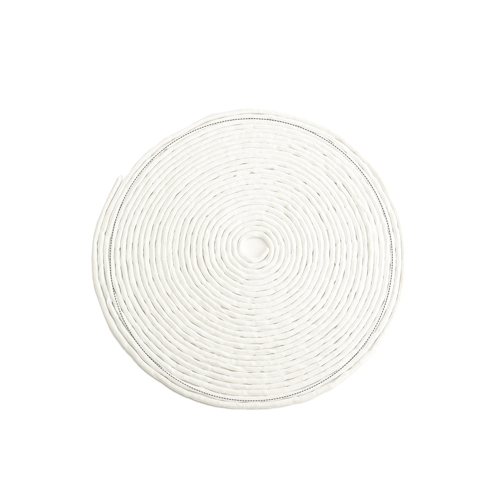 The curtain lead rope is made of eco-friendly alloy, with enhanced drape and anti-drift effect. It comes in multiple specifications of 30-gram gauze curtains and bath curtains, with white lead wire Item Picture