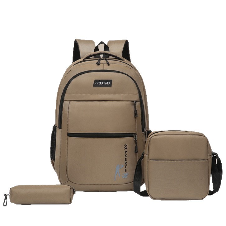 Wholesale men's backpacks, new large-capacity outdoor travel backpacks, casual and simple business computer bags from the manufacturer Item Picture