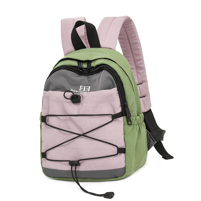 New fashionable and trendy women's backpacks with high appearance standards, lightweight drawstring travel bags, and color-matched college student sports backpacks Item Picture